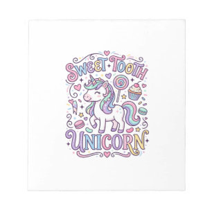 Bloc-note Licorne Sweet Tooth Licorne Conception de produits