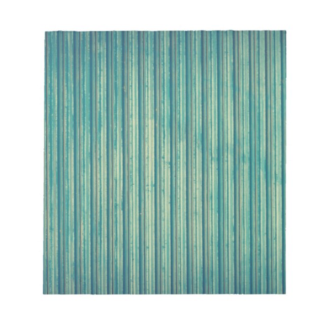 Bloc-note Lignes bleues par bandes (Devant)