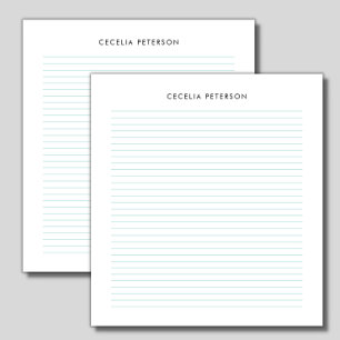 Bloc-note Lignes Bleues Petites Classiques