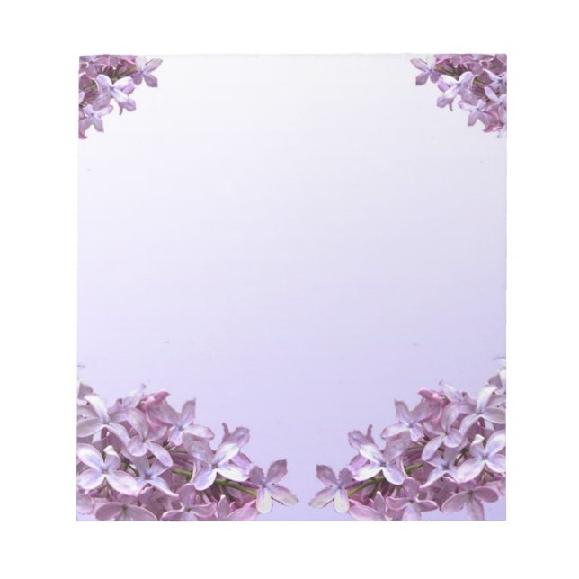 Bloc-note Lilacs (Devant)