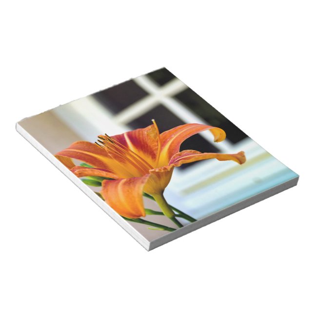 Bloc-note Lily de tigre orange (Incliné)