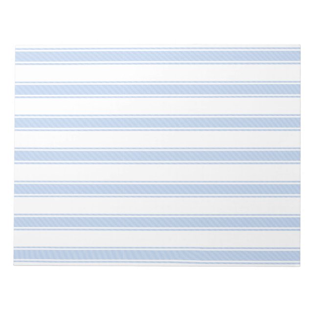 Bloc-note Linge d'enveloppe Smart Blue & White Ticking Strip (Devant)