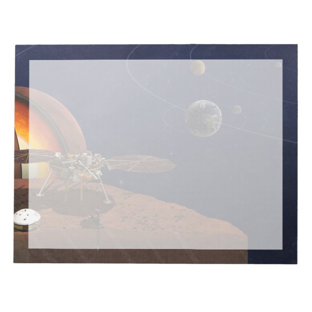 Bloc-note L'interprétation de l'artiste de la Lander de visi (Devant)