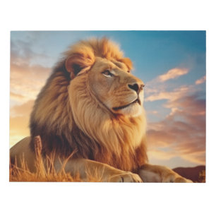 Bloc-note Lion Animal Nature sauvage majestueuse