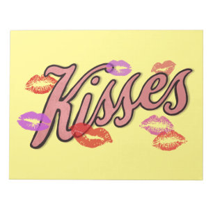 BLOC-NOTE LIP KISSES