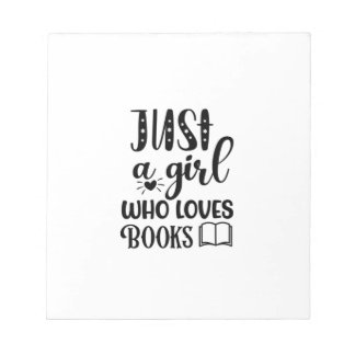 Bloc-note Lire L'Art Juste Une Fille Qui Aime Les Livres