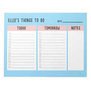Bloc-note Liste de chèques-cadeaux de l'Office du nom person
