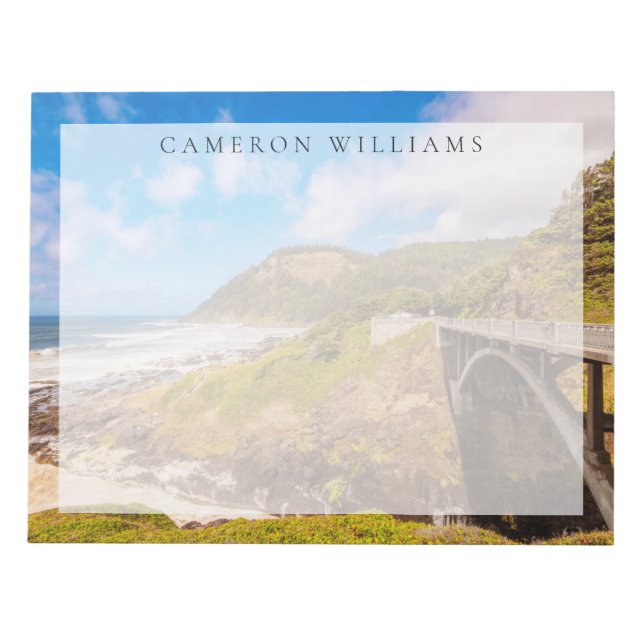 Bloc-note Littoral | Chasme de Cook, Yachat, Oregon (Devant)