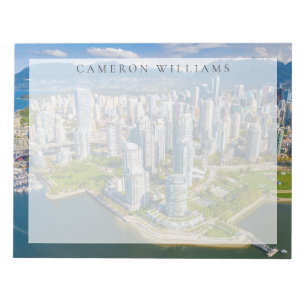 Bloc-note Littoral Vancouver, Colombie-Britannique, Canada