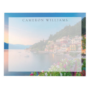 Bloc-note Littoral Varenna, Lombardie, Italie