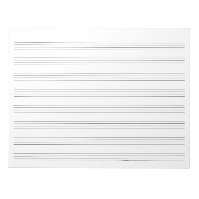 Bloc-note Livre de manuscrit de musique pour les étudiants e (Devant)