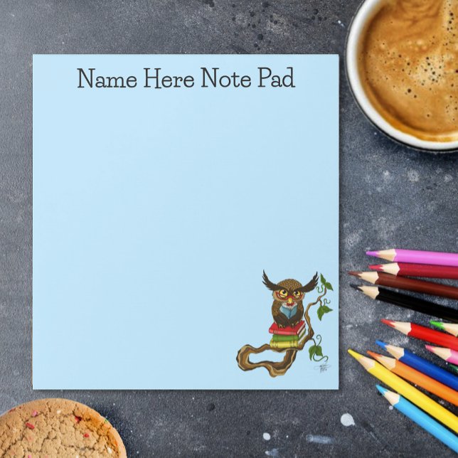 Bloc-note Livres Cute Owl (Créateur téléchargé)