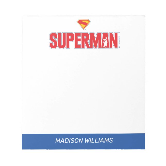 Bloc-note Logo classique Superman Bold (Devant)