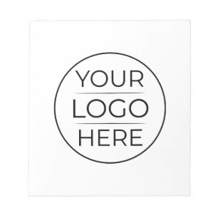 Bloc-note Logo de marque d'entreprise moderne