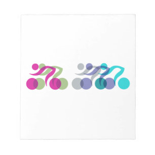 Bloc-note Logo du cool Bikers