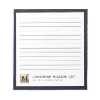 Logo initial Blue and Gold Professional