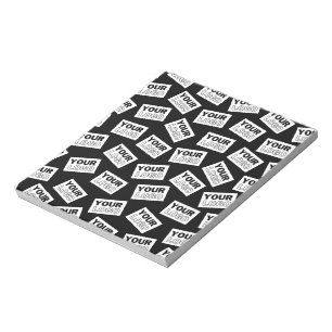 Bloc-note Logo ou photo placés aléatoirement