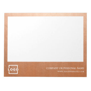 Bloc-note Logo personnalisé Entreprise Rose promotionnel Gol