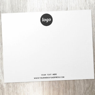 Bloc-note Logo simple et commerce de texte