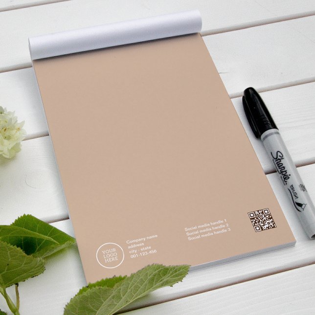 Bloc-note Logo simple et minimal de l'entreprise | Entrepris (Créateur téléchargé)