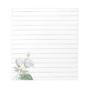 Bloc-note Lotus et libellule