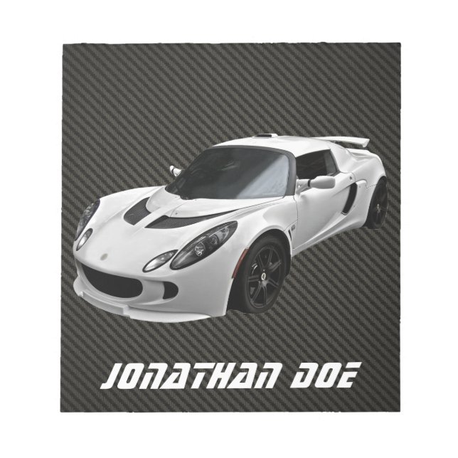Bloc-note Lotus Exige S (Devant)