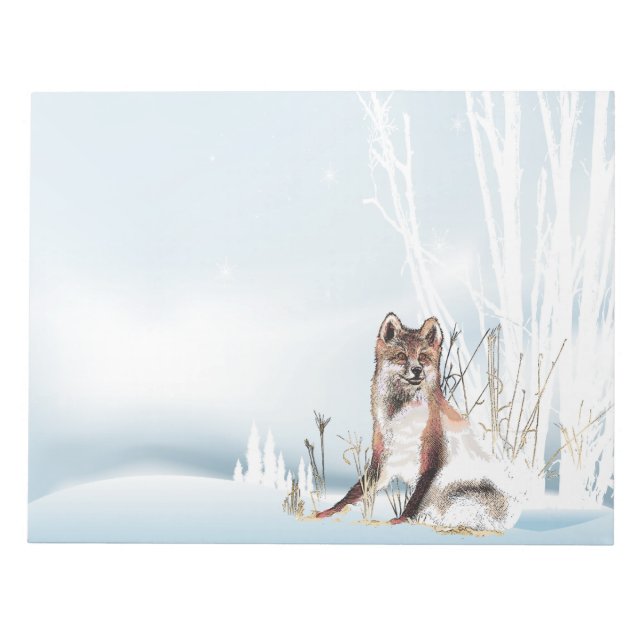 Bloc-note Loup d'hiver (Devant)
