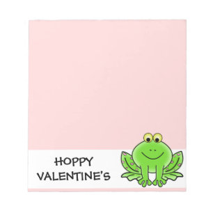 Bloc-note Love Frog Funny Salutation: La Saint Valentin chan