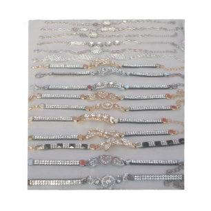 Bloc-note Lovely Diamind Jewelry coeur design collection d'a