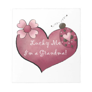Bloc-note Lucky Me Je suis un cadeau de grand-mère