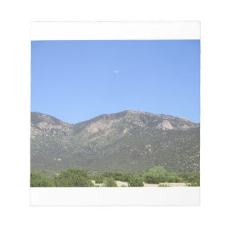 Bloc-note Lune sur les montagnes Sandia