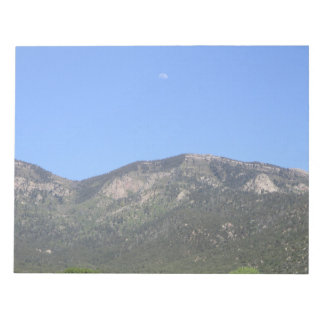 Bloc-note Lune sur les montagnes Sandia