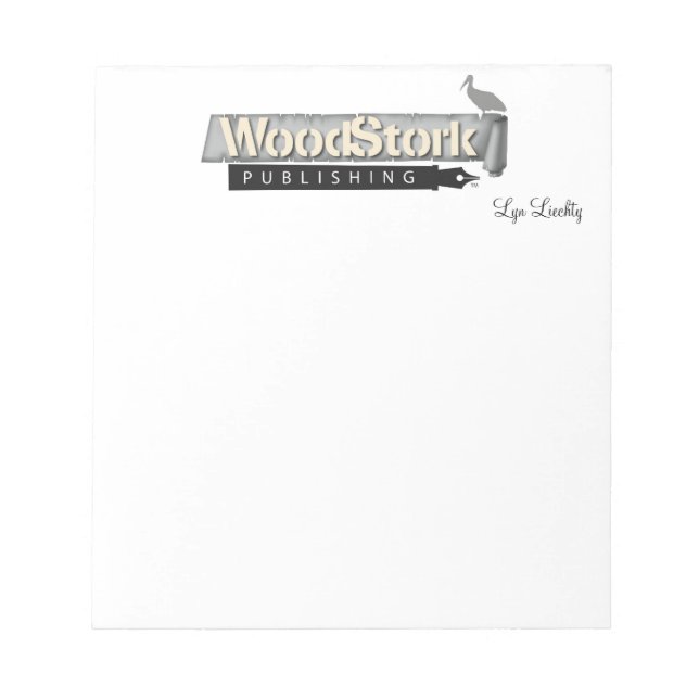Bloc-note Lyn Liechtenstein WoodStork Note de publication Pa (Devant)