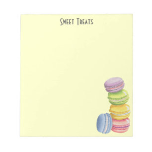 Bloc-note Macarons Sweet Treats