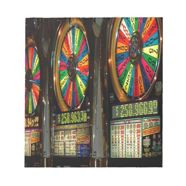 Bloc-note Machines à sous Las Vegas (Devant)