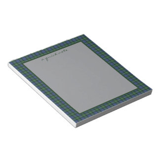 Bloc-note MacPhail Hunting Ancient Original Scottish Tartan 