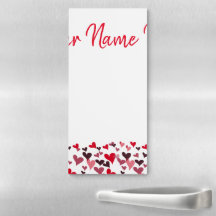 Saint Valentin Papier magnétique pour papeterie ca