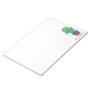 Bloc-note Magnifique Cactus Aquarelle En Beau Pot