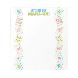 BLOC-NOTE MAHJONG NOTEPAD