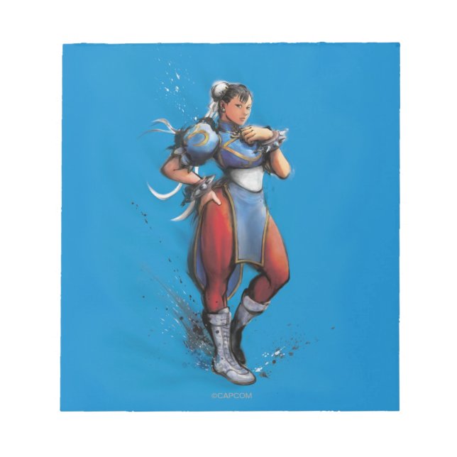 Bloc-note Main Chun-Li sur Hip (Devant)