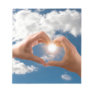 Bloc-note Mains d'amour