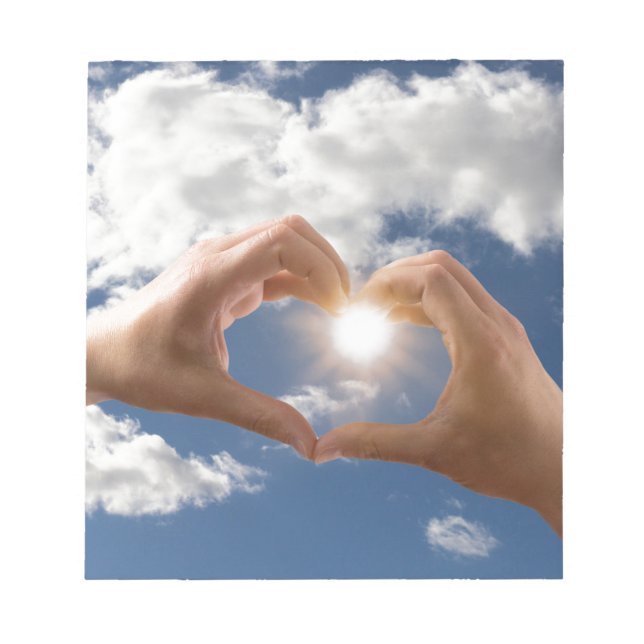 Bloc-note Mains d'amour (Devant)