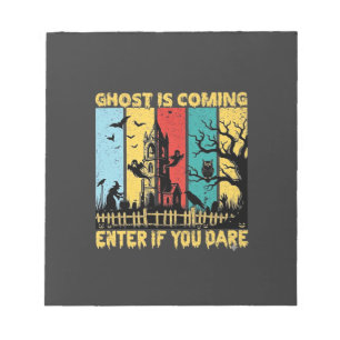 Bloc-note Maison Hantée Halloween Sorcière Chouette Arrivée 