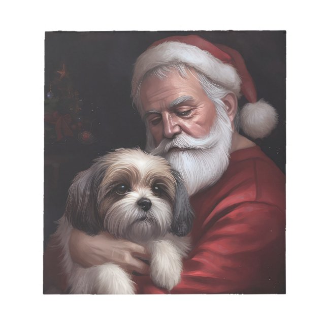 Bloc-note Malti Tzu Avec Noël Festif Du Père Noël (Devant)