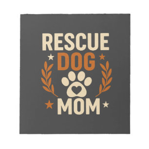 Bloc-note Maman chien de sauvetage