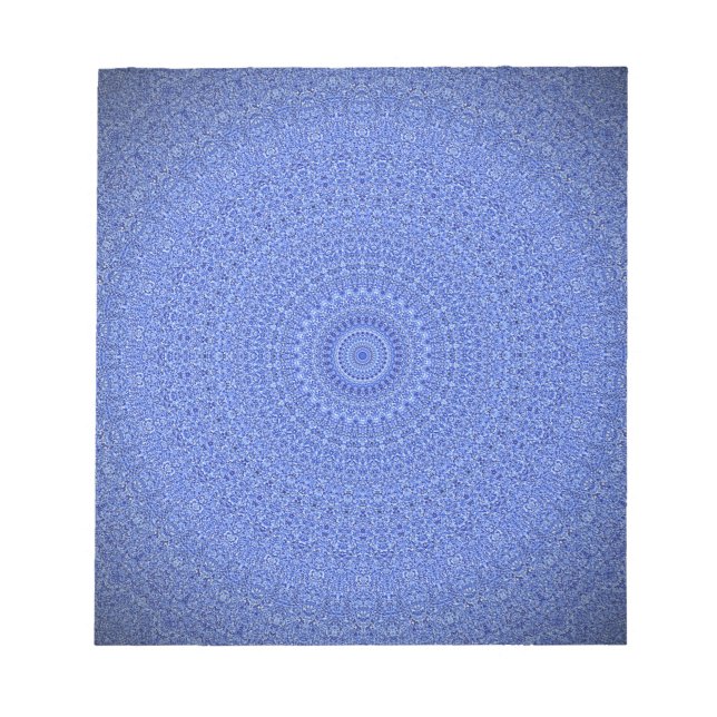 Bloc-note Mandala bleu (Devant)