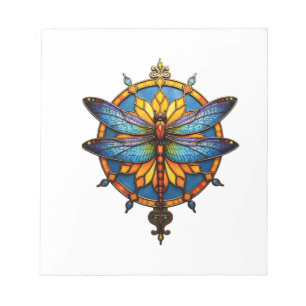 Bloc-note Mandala Libellule Lumineuse Géométrie Sacrée Spiri