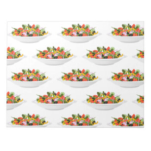 Bloc-note Mangez plus de plantes frais motivation salade let