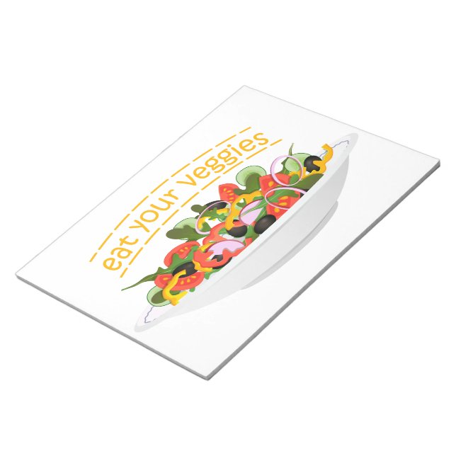 Bloc-note Mangez vos Légumes Citer salade fraîche mélange bo (Incliné)