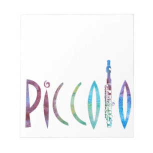 Bloc-note Manuscrit de petite flûte